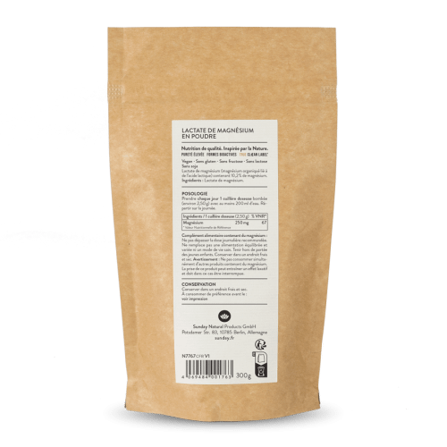 Lactate de magnsium en poudre