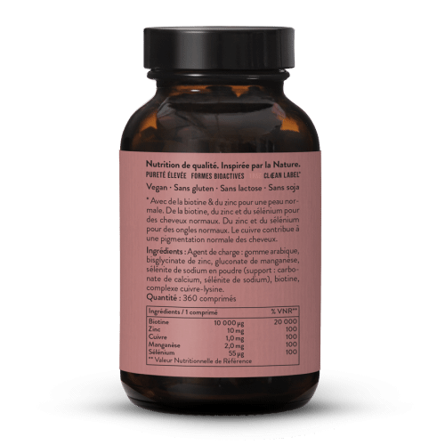 Biotine Forte pour peau, cheveux et ongles