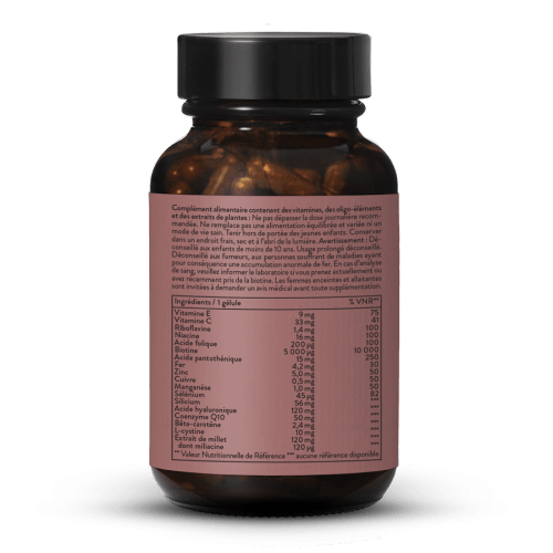 Complexe peau, cheveux, ongles
