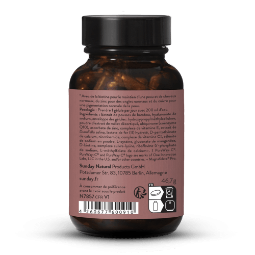 Complexe peau, cheveux, ongles