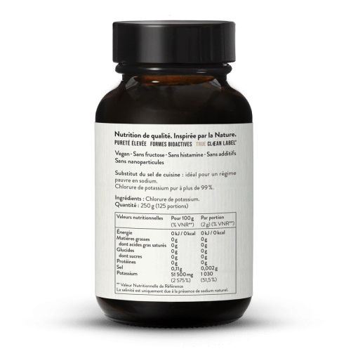 Chlorure de potassium en poudre