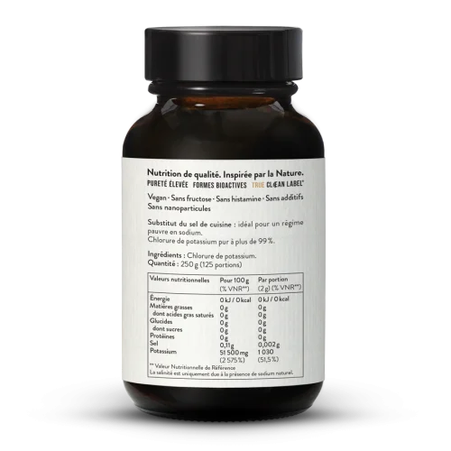 Chlorure de potassium en poudre