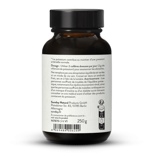 Chlorure de potassium en poudre