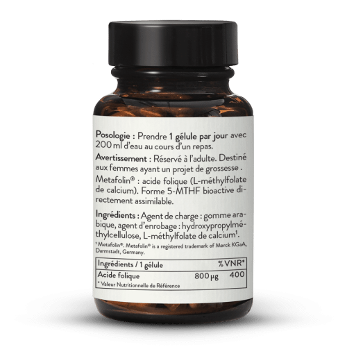 Acide folique (folate) Metafolin 800