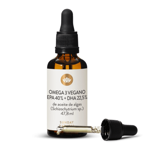 Aceite omega 3 EPA 40 % + DHA 22,5 % vegano