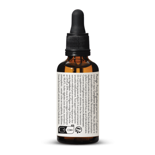Huile Omga-3 40 % EPA + 22,5 % DHA Vegan