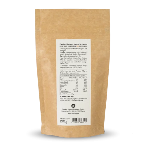 Collagne Ovoderm framboise en poudre