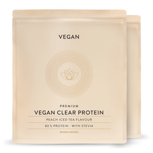 Vegan Clear Protein Peach Iced Tea