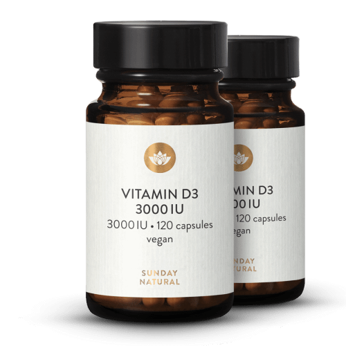 D3-vitamin 3000 IE hgdoserad vegansk