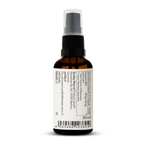 Coenzima Q10 ubichinolo spray rapido vegano