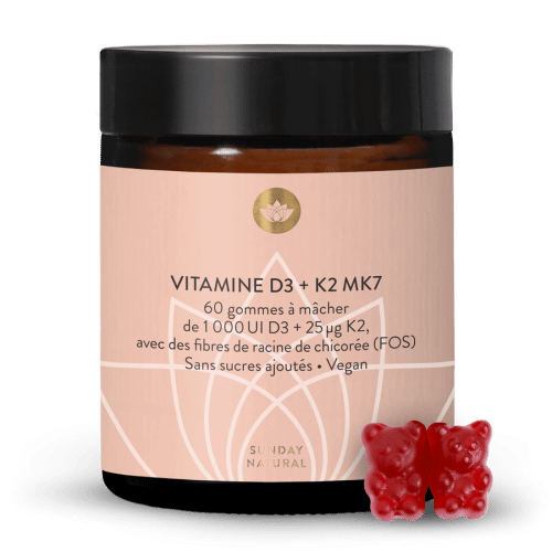 Gummies Vitamine D3 + K2 MK7