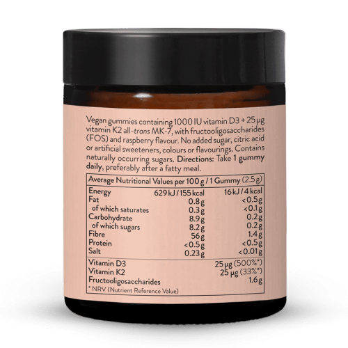 Vitamin D3 + K2 MK7 Gummies
