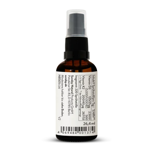Vitamines D3 + K2 5 000 UI + 200 µg Spray