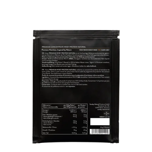 Protine Whey Natural & Creamy - Sachet