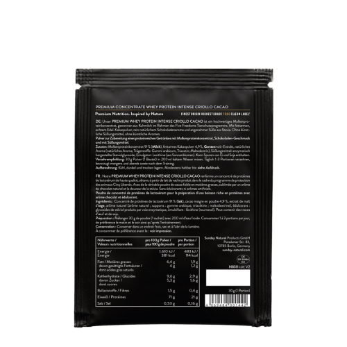 Whey Protein Sachet Intense Cacao