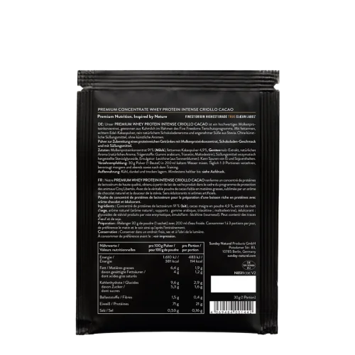 Protine Whey Intense Cacao- Sachet