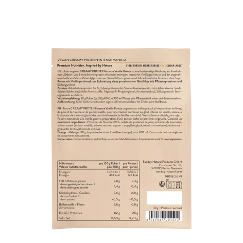 Creamy Protein - Vanille Intense - Box