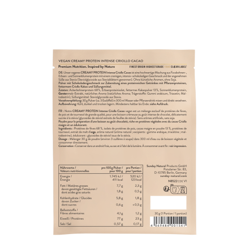 Creamy Protein - Cacao Intense - Box