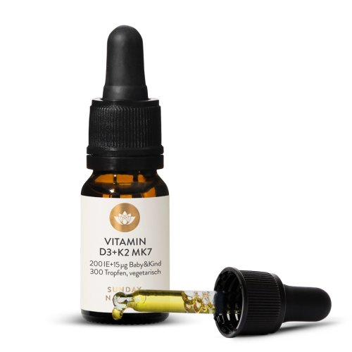Vitamin D3 + K2 MK-7 200 IU + 15g Drops