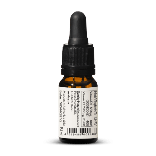 Vitamin D3 + K2 MK-7 200 IU + 15g Drops