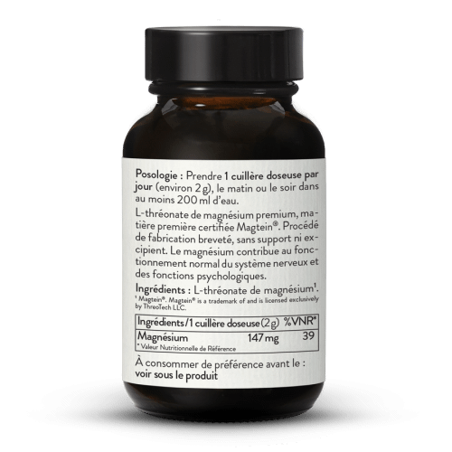 L-thronate de magnsium en poudre