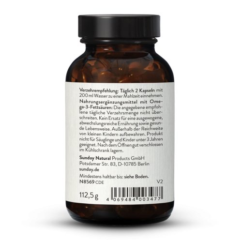 Omega 3 DHA 500 EPA 2,5 Vegan