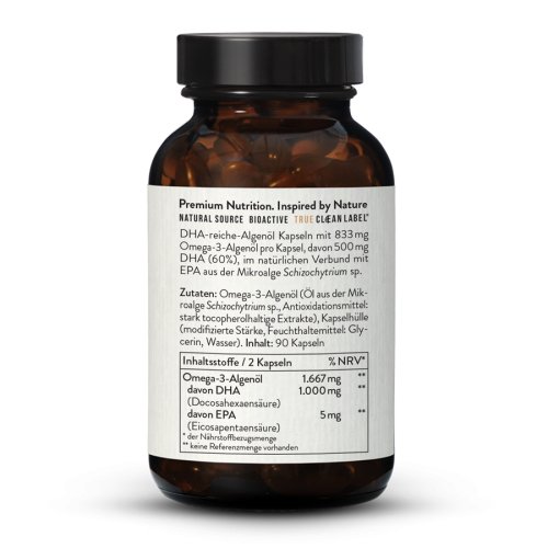 Vegan Omega-3 500 DHA + 2.5 EPA