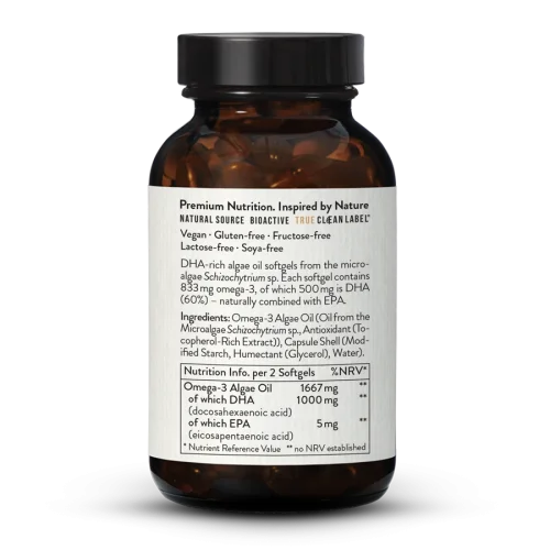 Omega-3 DHA 500 EPA 2,5 vegansk
