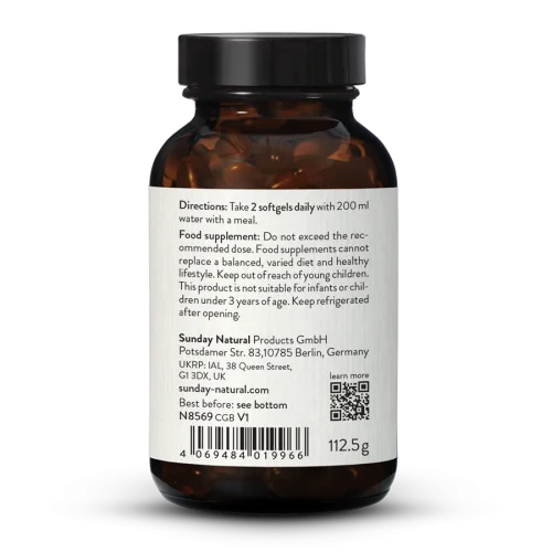 Omega-3 DHA 500 EPA 2,5 vegansk