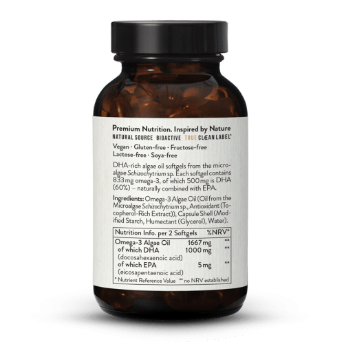 Omega-3 DHA 500 EPA 2,5 Vegansk