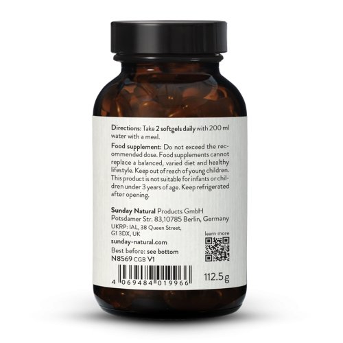 Omega-3 DHA 500 EPA 2,5 Vegansk