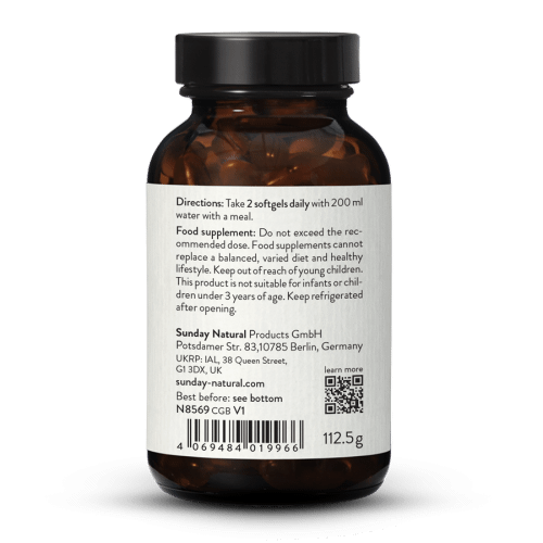 Omega-3 DHA 500 EPA 2,5 Vegansk