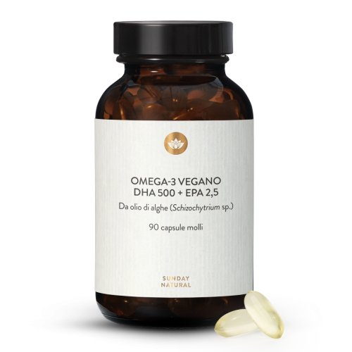 Omega-3 DHA 500 EPA 2,5 vegano