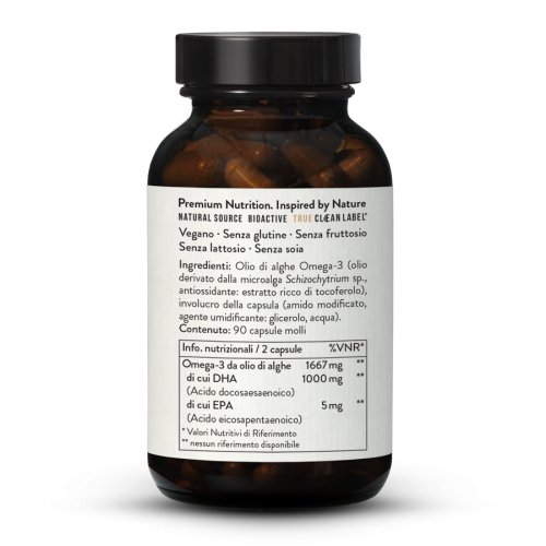 Omega-3 DHA 500 EPA 2,5 vegano