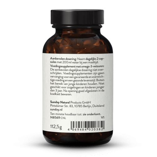 Omega 3 DHA 500 EPA 2,5 Vegan