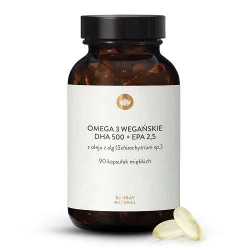 Omega 3 DHA 500 EPA 2,5 wegaskie