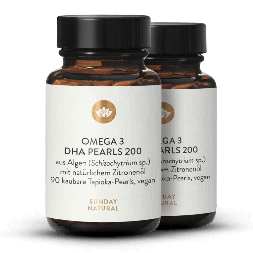 Omega 3 Pearls DHA 200 Vegan, Kauwbaar