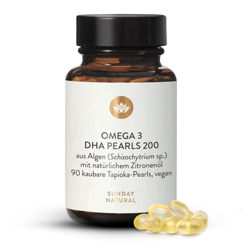 Vegan Omega-3 Pearls DHA 200, Chewable