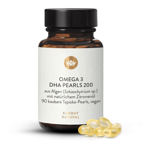 Omega 3 Pearls DHA 200 VEGAN, KAUBAR