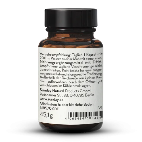 Vegan Omega-3 Pearls DHA 200, Chewable