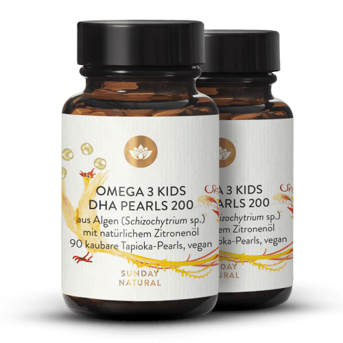 Vegan Omega-3 Pearls DHA 200 For Children, Chewable