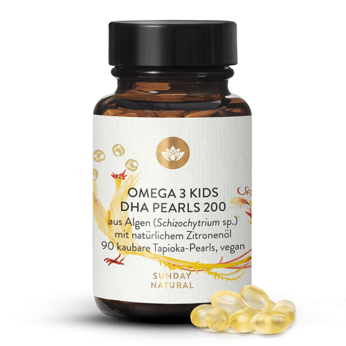 Vegan Omega-3 Pearls DHA 200 For Children, Chewable