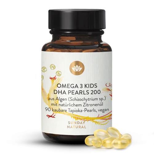 Omega 3 Kids DHA Pearls 200 Vegan, Kaubar