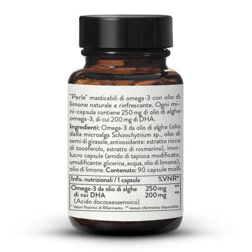 Omega 3 Kids DHA perle 200 vegane, masticabili