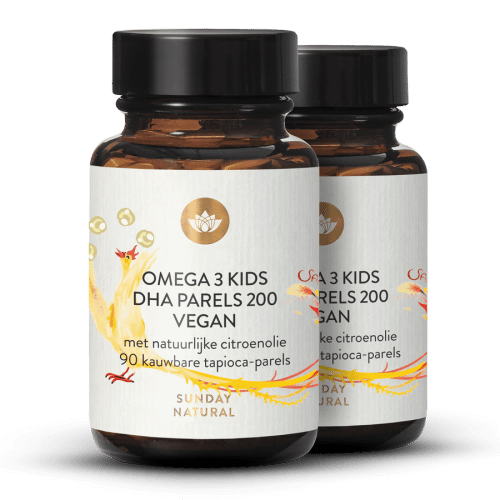 Omega 3 Kids DHA Pearls 200 Vegan, Kauwbaar