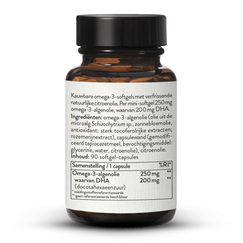 Omega 3 Kids DHA Pearls 200 Vegan, Kauwbaar