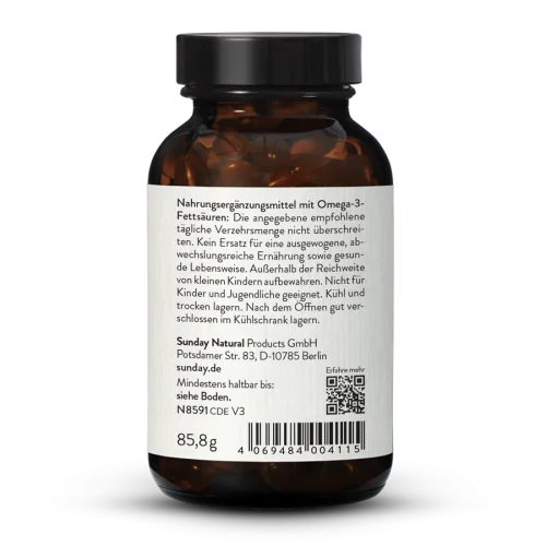 Vegan Omega-3 175mg DHA + 90mg EPA