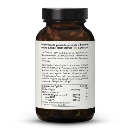Omga-3 vegan 350 DHA/180 EPA XL