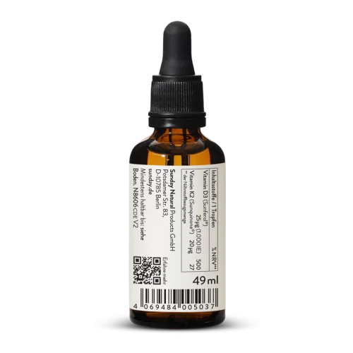 Vitamin D3 + K2 MK7 1.000IE + 20g Tropfen XL