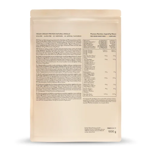 Creamy Protein Natural Criollo Cacao